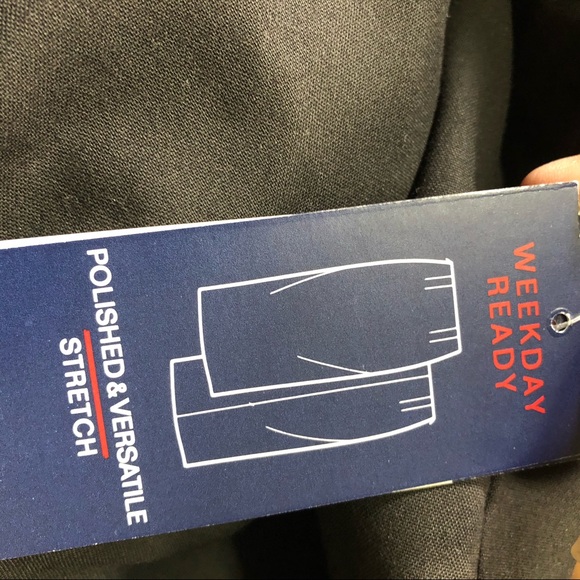 Chaps Skirt Black Weekday Ready Pull-On Straight 8 - Picture 7 of 8